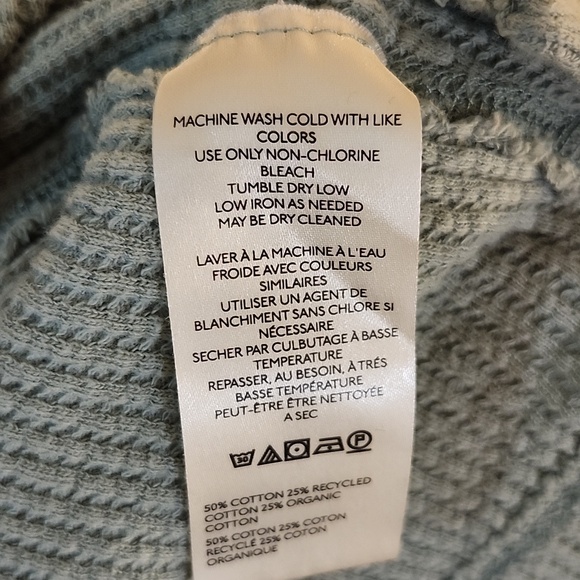 2 Tops Free People Waffle Henleys Size M - Picture 11 of 13